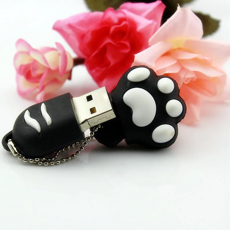 Usb диск с кошачьими крапанами милый креативный Модный usb мультяшными животными