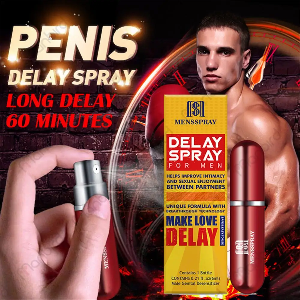 6 мл мужской секс спрей для задержки эякуляции возбуждающий длинный член сильная