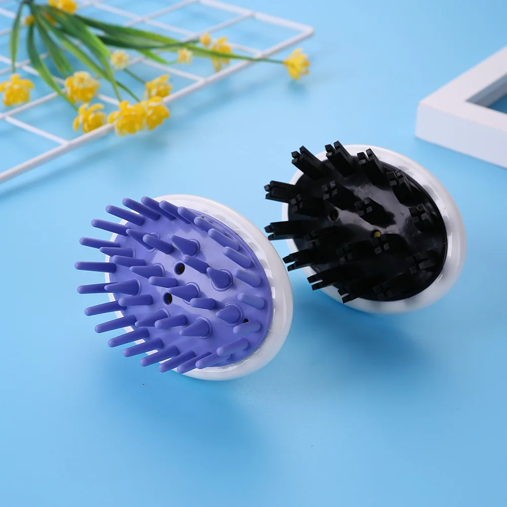 

Silicone Hair Wash Brush Dry Wet Body Shower Massager Comb Relax Massager Shampoo Hair Washing Comb Shower Brush