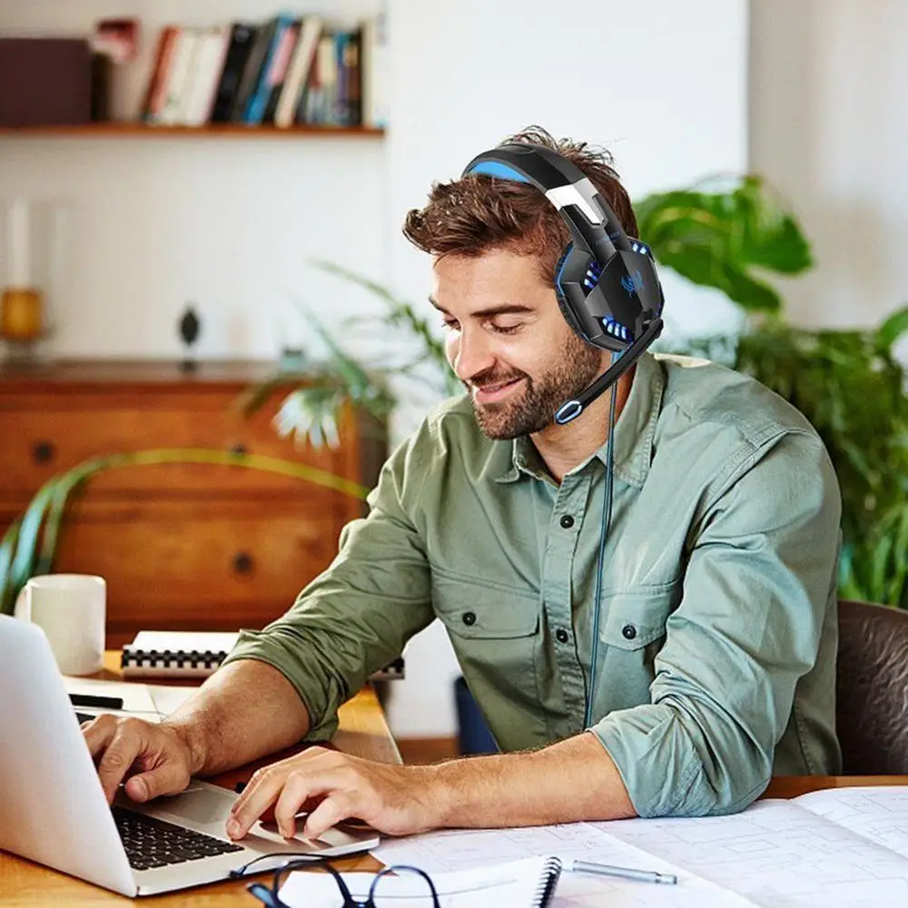 Pro игровая гарнитура с глубокими басами стереонаушники для телефона ПК и