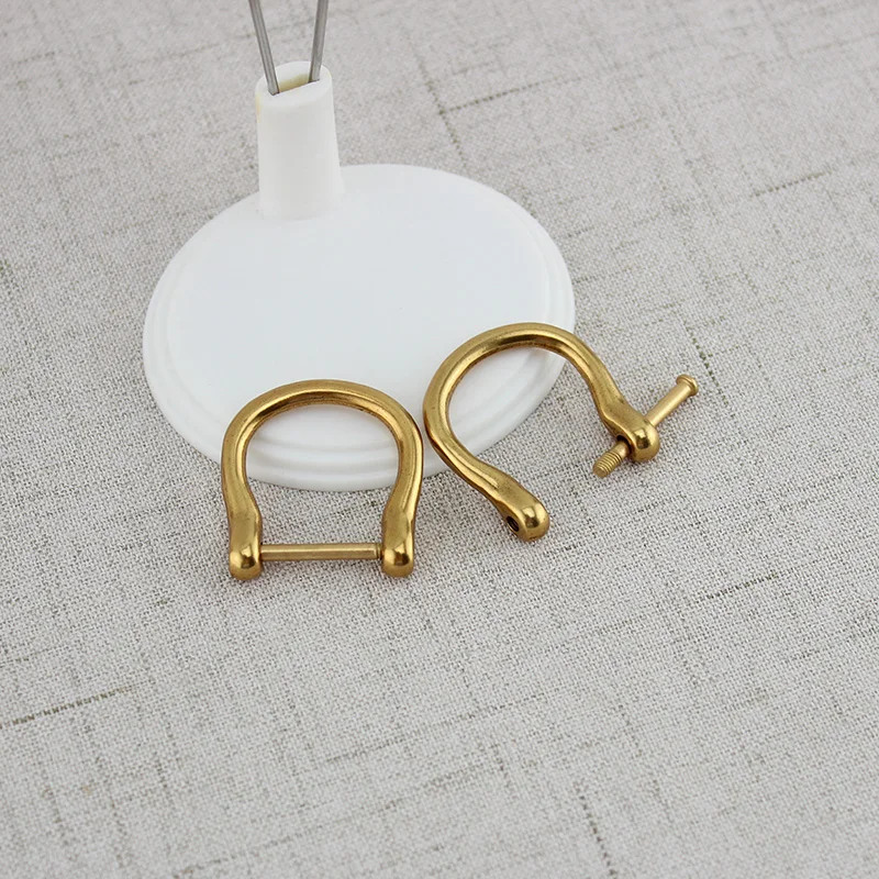 100 шт 1 6 см 2 цветов винты открытая Пряжка подковы съемные кольца ди для сумок