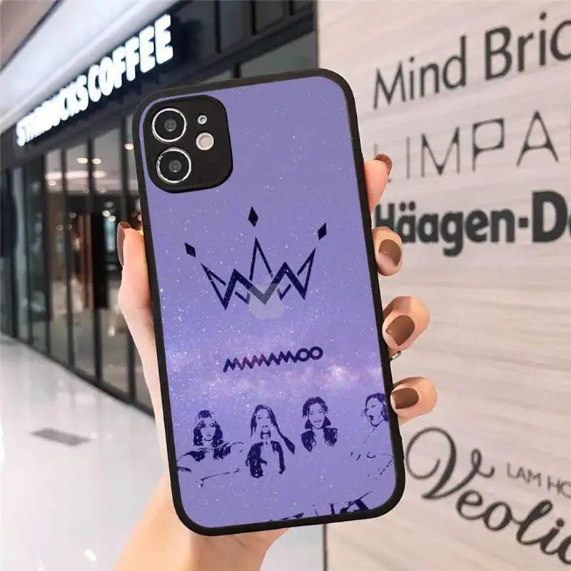 

singer Mamamoo sexy beautiful Phone Case Matte Transparent for iPhone 7 8 11 12 s mini pro X XS XR MAX Plus cover funda