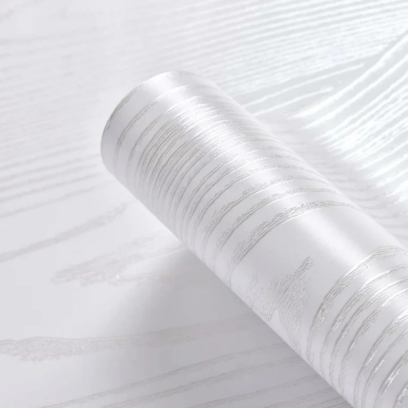 

pvc grain Roll wallpaper Waterproof Wood Vinyl Wallpaper Thicken Self Adhesive Contact Paper Doors Cabinet Desktop Modern Furni