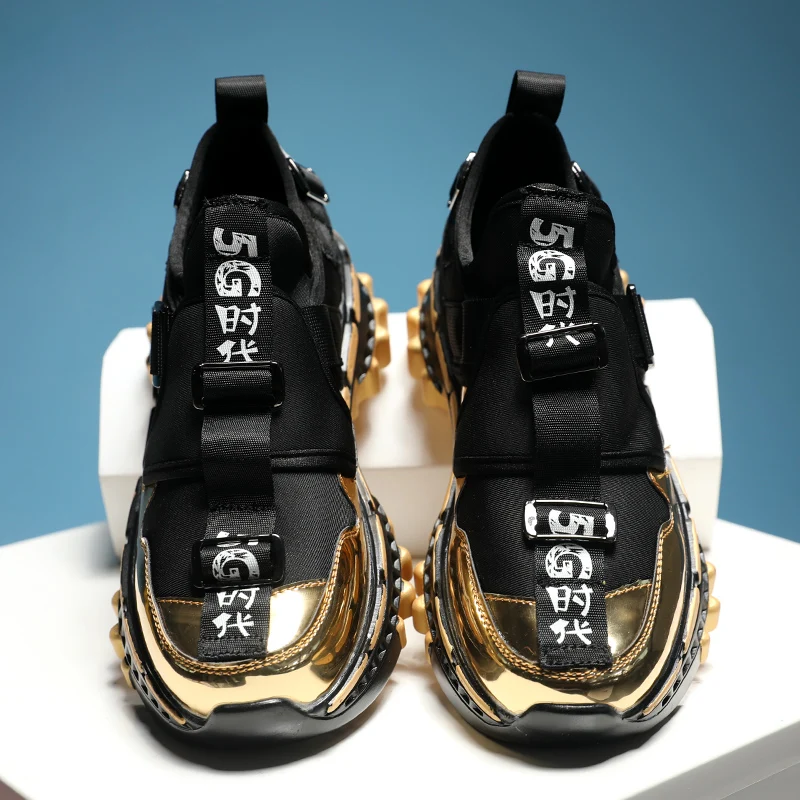 Кроссовки мужские для бега на толстой подошве увеличивающие рост 6 см 5G |