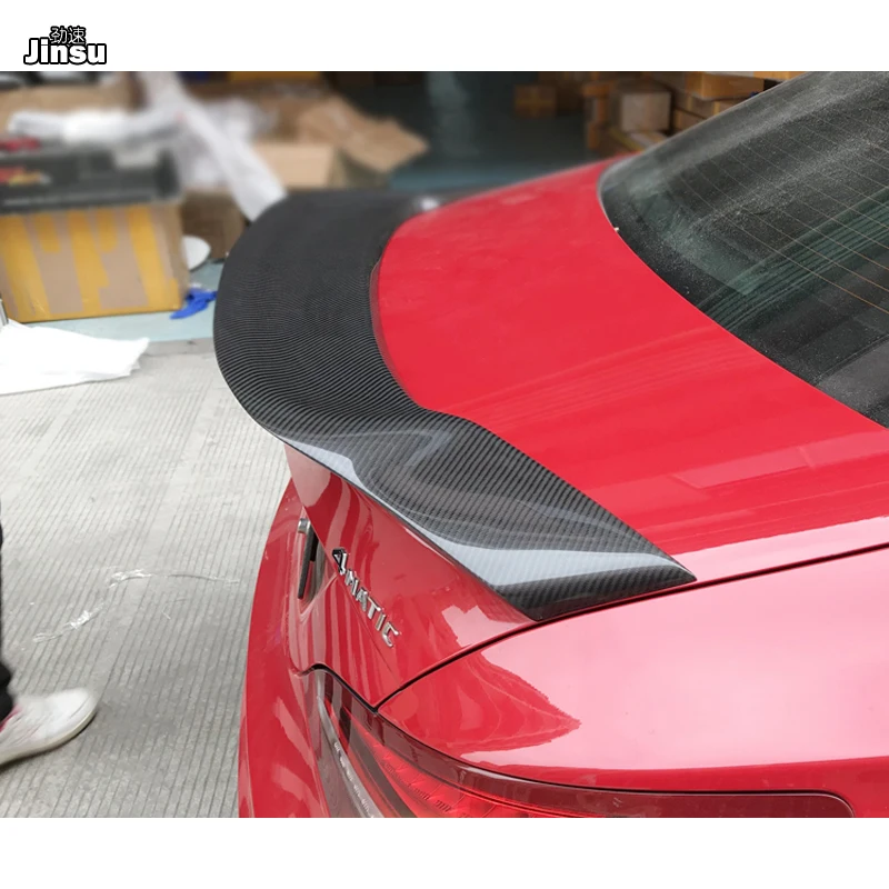Стиль Renntech углеродное волокно задний спойлер для багажника губа Benz CLA cla180 cla200 cla220