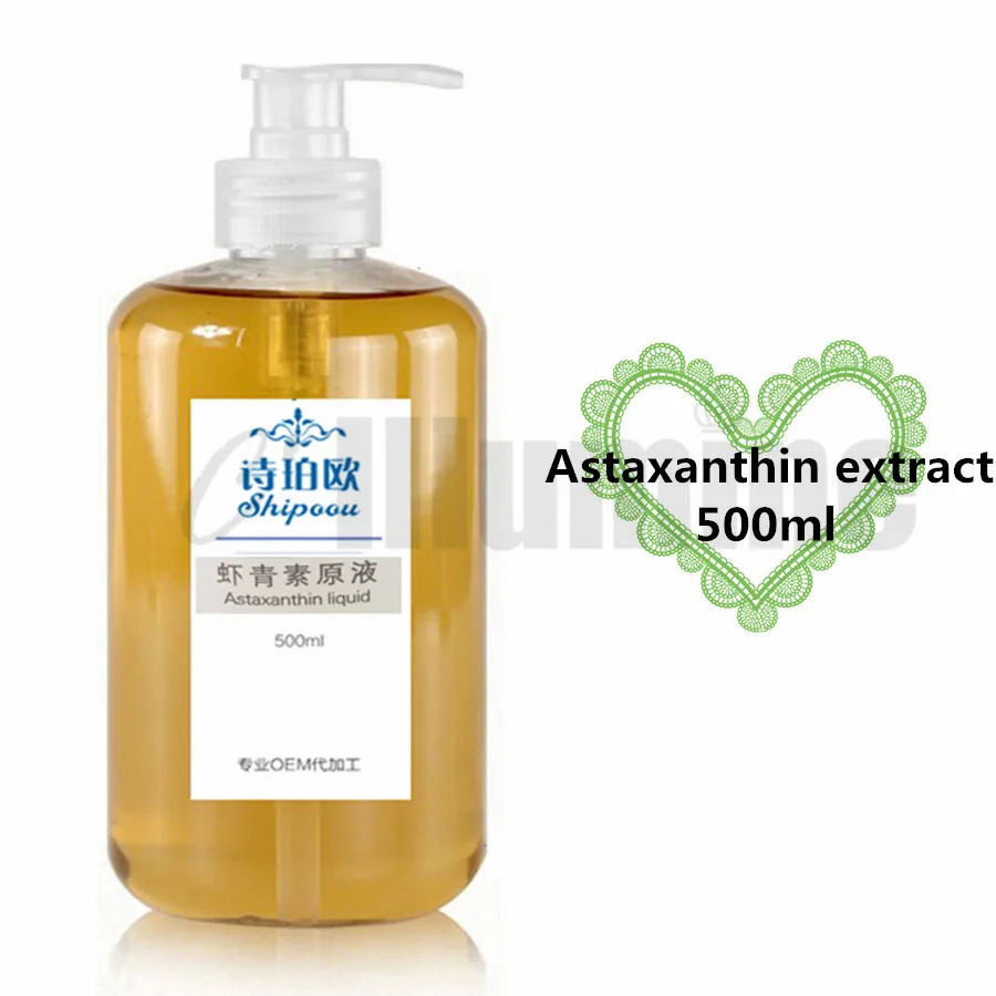 500ml Astaxanthin Essence Solution Moisturizing Firming Wrinkle Resistant Brightening Cosmetics OEM