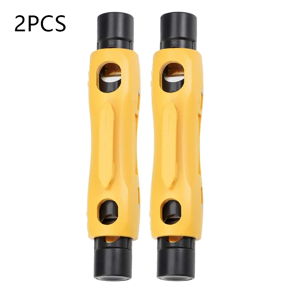 

Coaxial Cable Stripper Tool Wire Stripper, Double Ended Coax Stripping Wire Cutter For RG7/11 2pcs
