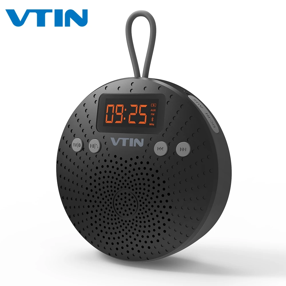 VTIN водонепроницаемый Bluetooth динамик беспроводной 5 Вт аудио FM радио сигнализация