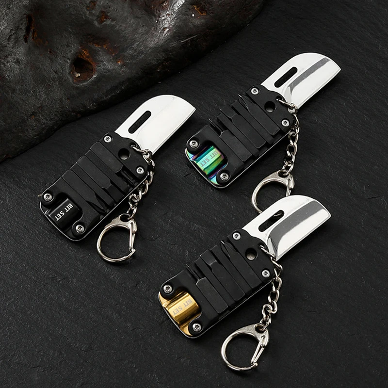 Мини-нож из холодной стали для кемпинга креативный Карманный фиксированный