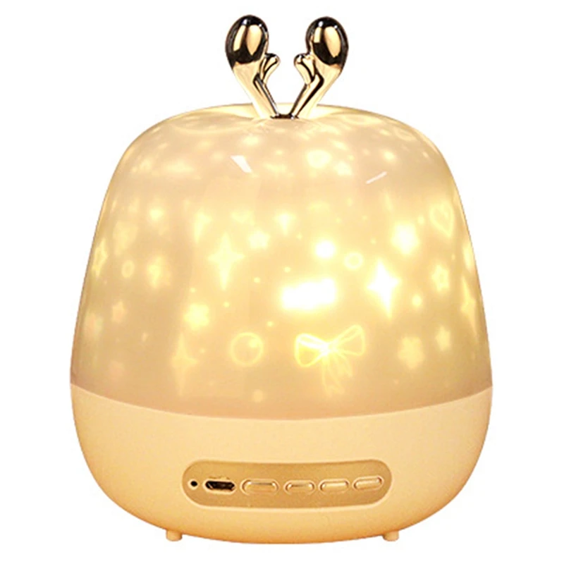 

Starry Sky Light Star Projector Children Night Lights Rechargeable Bedside Lamp Baby Bedroom Wall Decoration Light Music