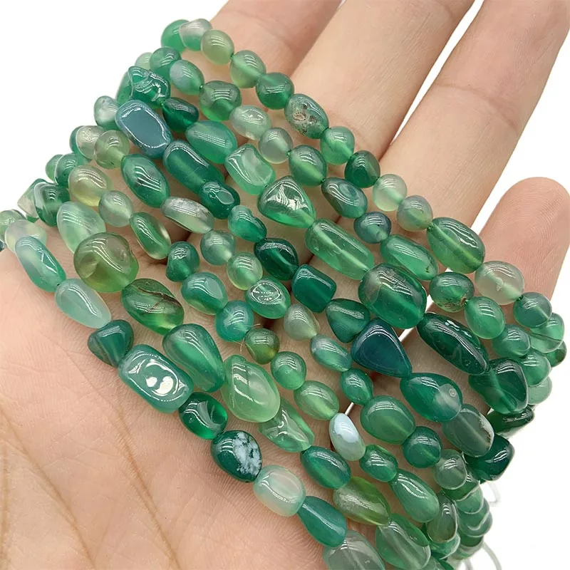 

Wholesale Green carnelian Irregular Gravel beads Charm Loose beads DIY Ladies Bracelet Necklace Jewelry Accessories making