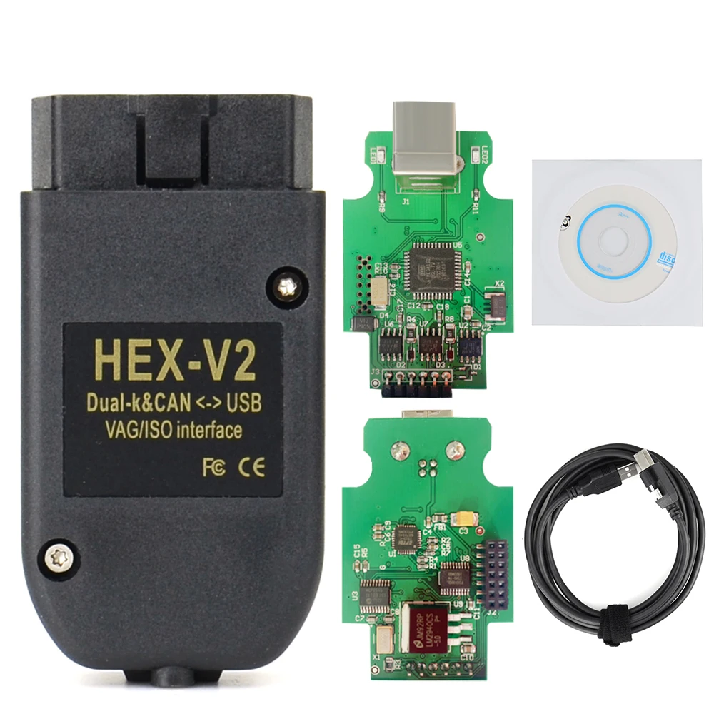 2021 Vag com 20.12.0 HEX интерфейс V2 VAGCOM 20.4.2 VAG COM 20 4 для VW AUDI Skoda Seat ATMEGA162 + 16V8 FT232RQ | Автомобили