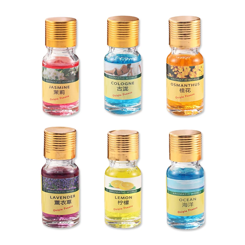 

10ml Car Air Freshener Diffuser Humidifier Essential Oil Refill Pure Fragrance Natural Fruit Plant Perfume Car Auto Accessories