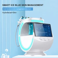oxygene hydrafacial microdermabrasion machine ice blue magic mirror analyzer ultrasound skin care cryotherapy machine