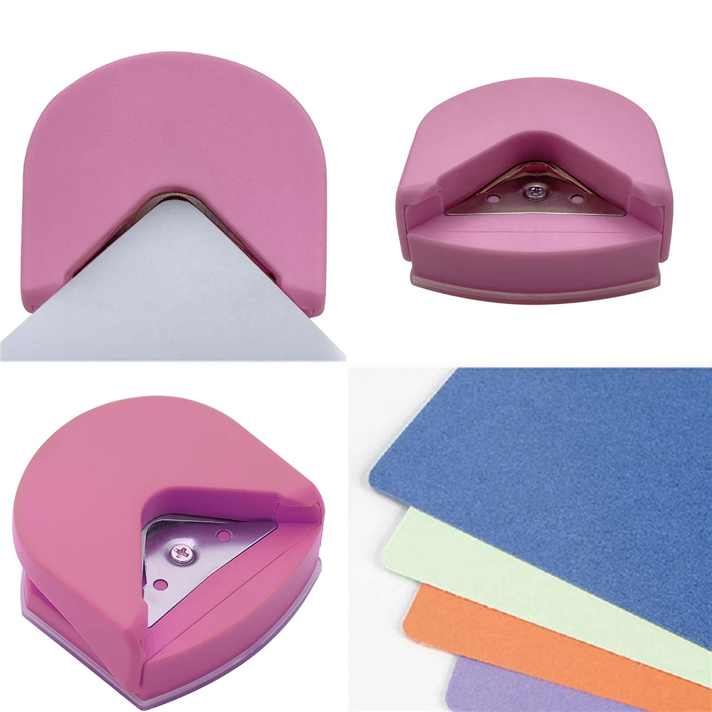 

Mini Portable Round Corner Trimmer Paper Punch Card Photos Cutter DIY Craft Scrapbooking Tools For Cards Documents Plastic Bags