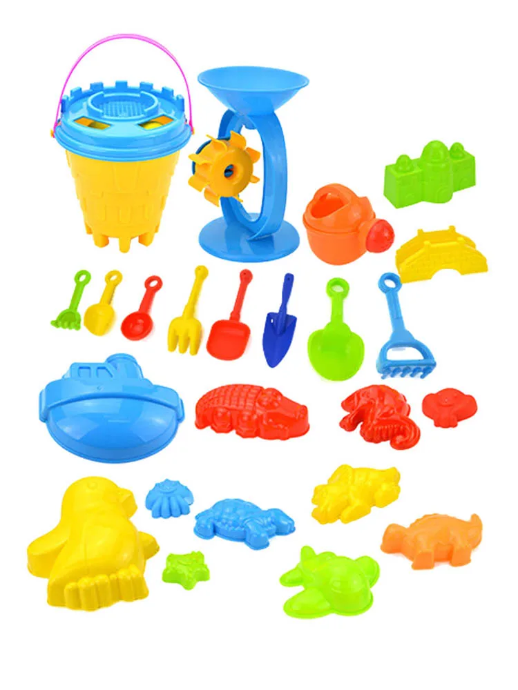 

25PCS Children Beach Toy Water Beach Seaside Toy Summer Outdoor Toys Children Sandbox Set Kit