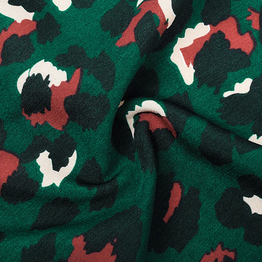 Vintage 2019 Leopard Print Party Dresses V Neck Polka Dot Dress Women Long Sleeve Club Mini Female Vestidos | Женская одежда