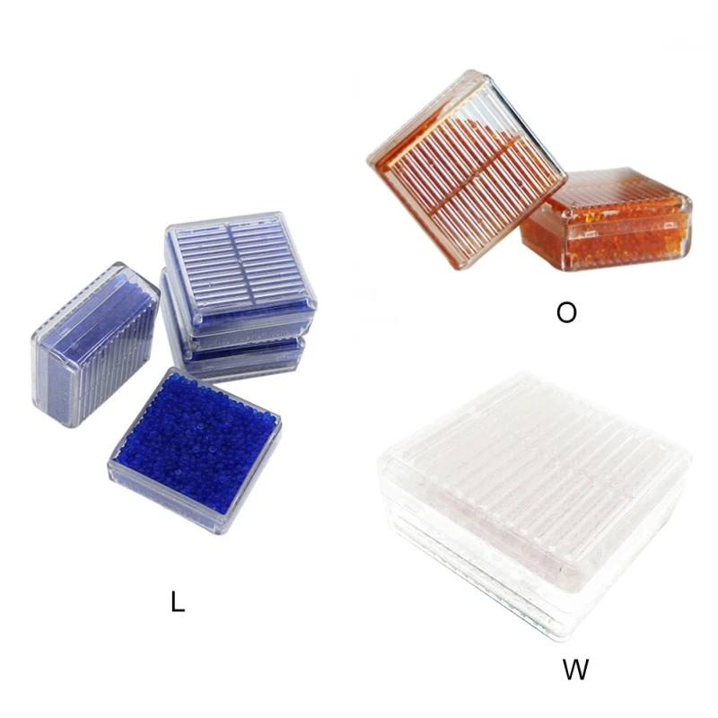 

ousehold Merchandises Silica Gel Desiccant Discolour Dehumidification Box Photographic Moisture-proof Mildew Proof Beads