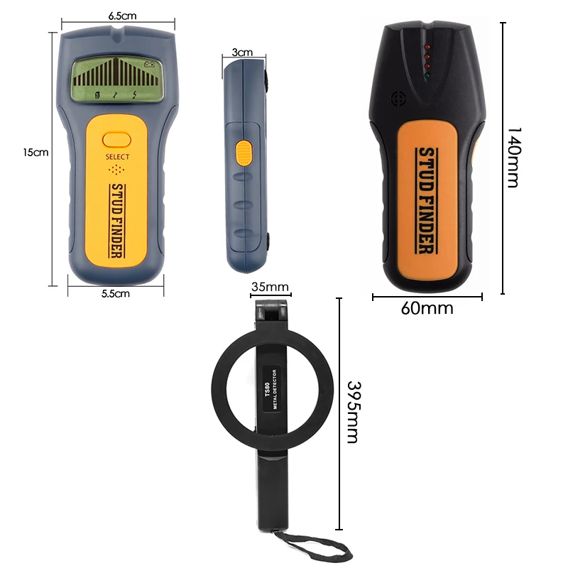 3 в 1 металлический детектор провода стены кабель профессиональное