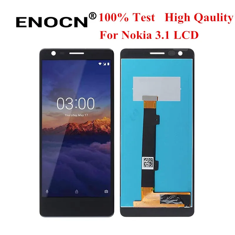 

ЖК-дисплей для Nokia 3,1, сенсорный экран, дигитайзер в сборе, замена для Nokia3.1 TA-1049 TA-1057 TA-1063 TA-1070