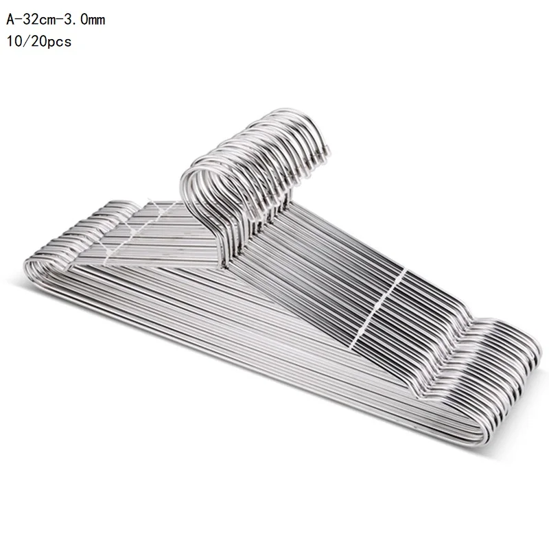 20 шт. вешалка для одежды из нержавеющей стали | Дом и сад