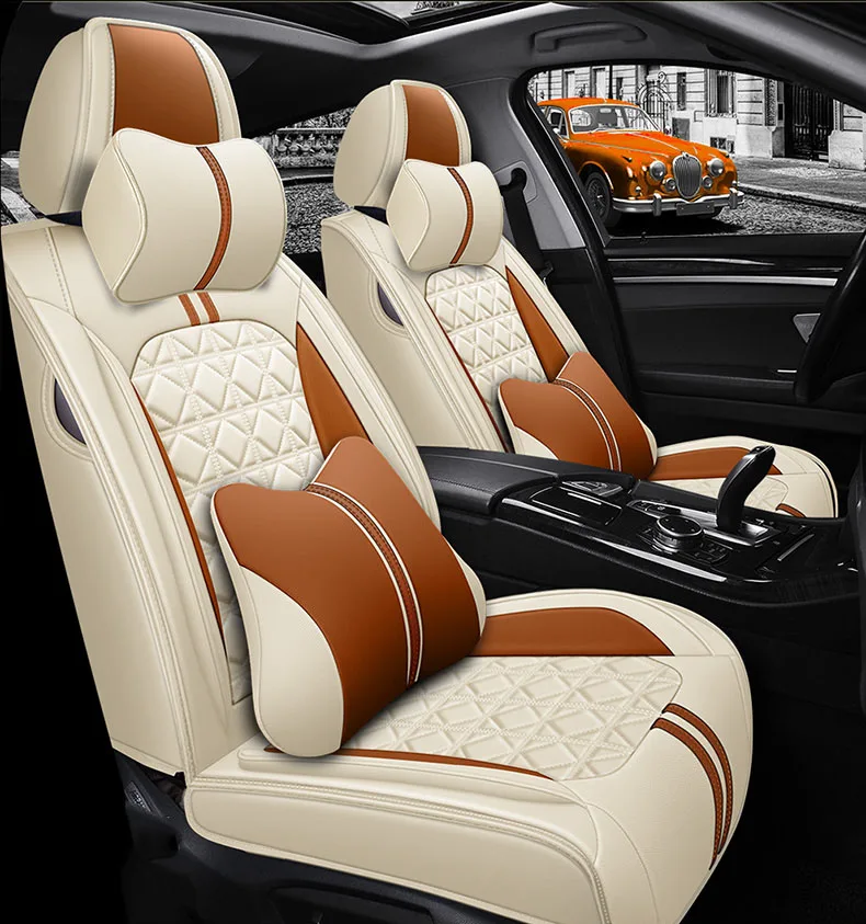 Leather car seat cover universal for auto AUDI A1 A3 A4 A5 A6 A7 A8 Q2 Q3 Q5 Q7 Q8 RSQ3 RS3 S3 automobile accessories styling | Автомобили