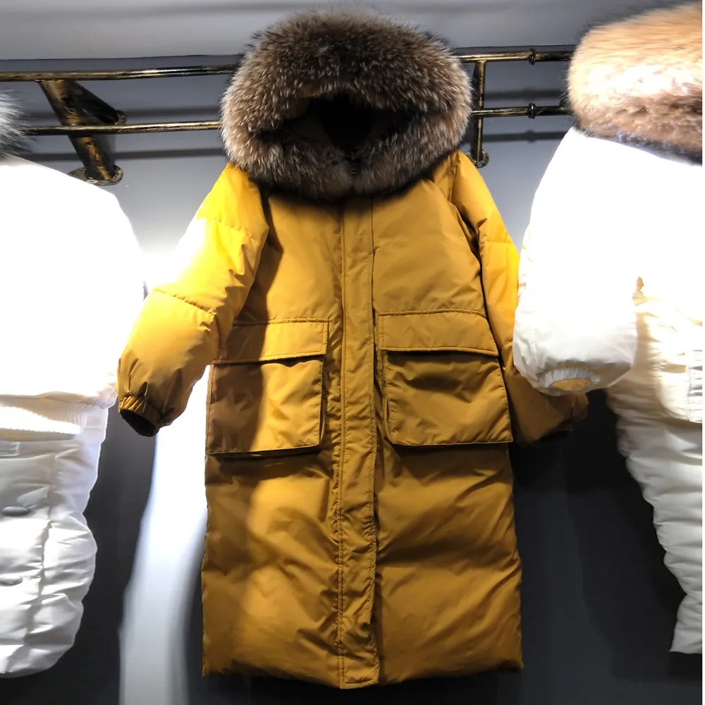 Женское пальто и куртка на утином пуху 2020 женская зимняя одежда толстая теплая с