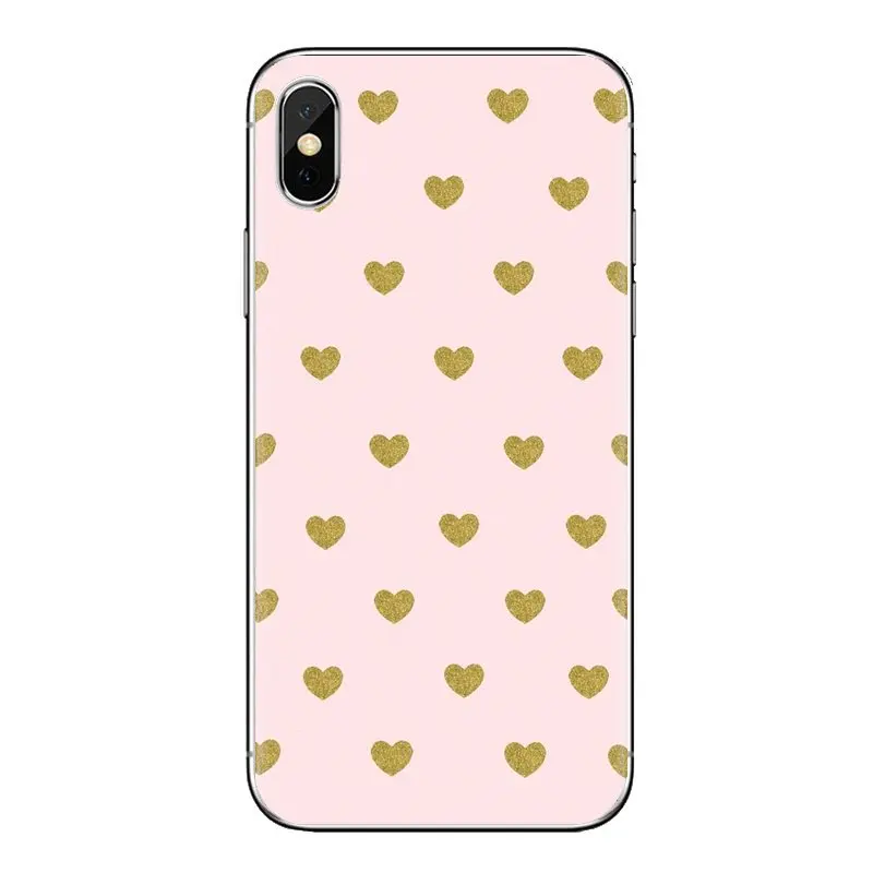 Розовый сердце полосы принцесса для iPod Touch Apple iPhone 11 Pro 4 4s 5 5S SE 5C 6 6S 7 8 X XR XS Plus Max