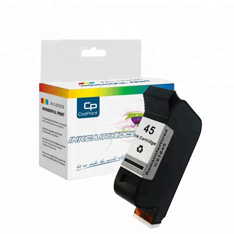 Civoprint совместимый для HP 45 C51645A 78 C6578D чернильный картридж одежды CAD плоттер