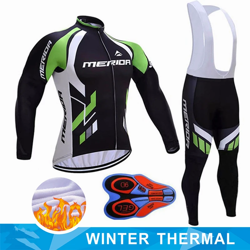 Зимний комплект из теплого флиса для велоспорта Maillot Ropa Ciclismo Invierno MTB велосипедная одежда спортивная одежда