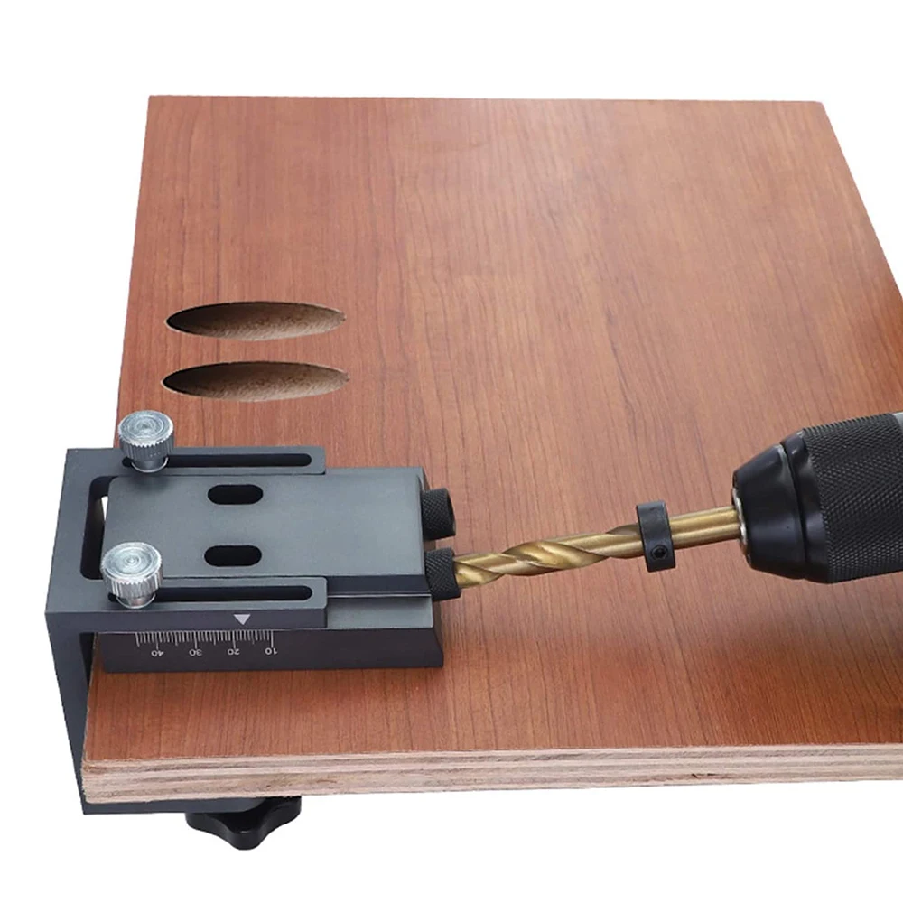 

9mm Oblique Hole Locator Angle Drill Guide Set Plate Hole Drilling Locator Woodworking Hole Puncher Jig Kit DIY Woodworking Tool