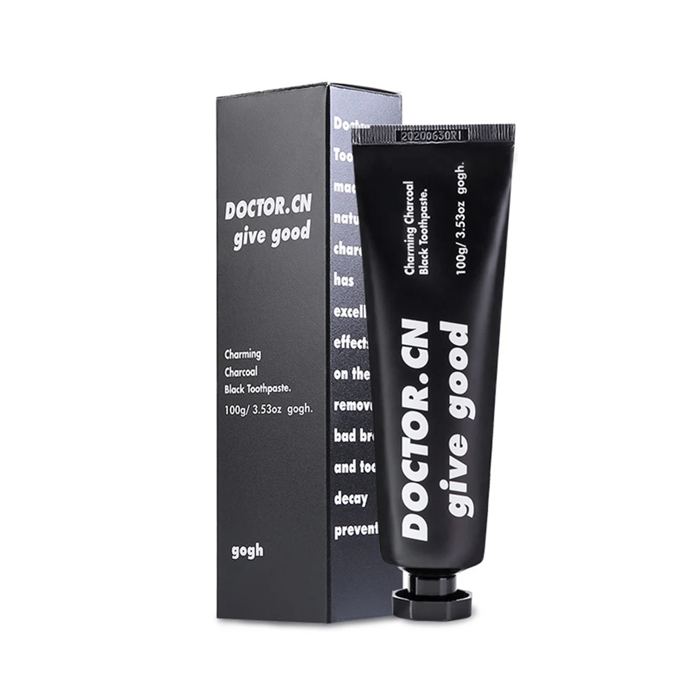 

Activated Charcoal Teeth Whitening Toothpaste Mint Scented for Bad Breath, Teeth Stains