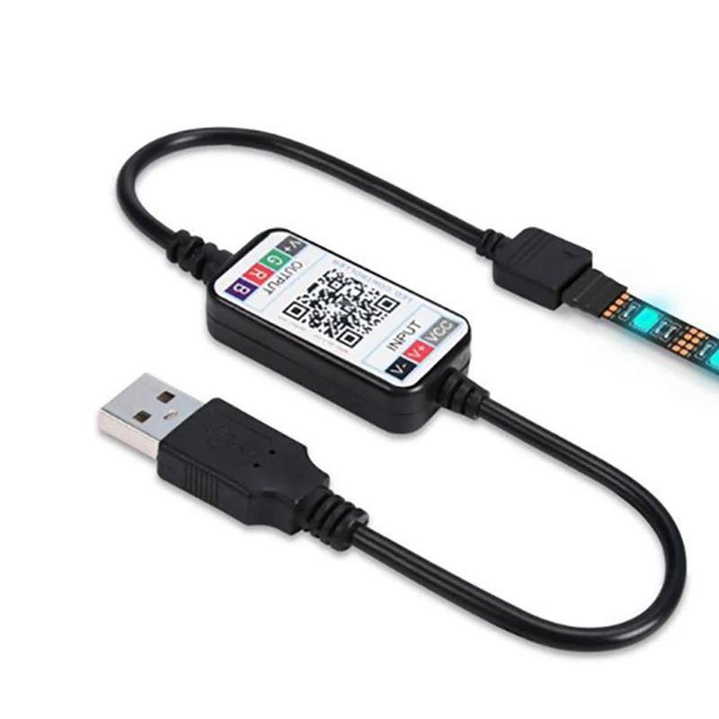 

LED Strip TV Background Light Belt USB RGB 5050 SMD IP65 Waterproof Strip Chassis Light Belt bluetooth APP Control