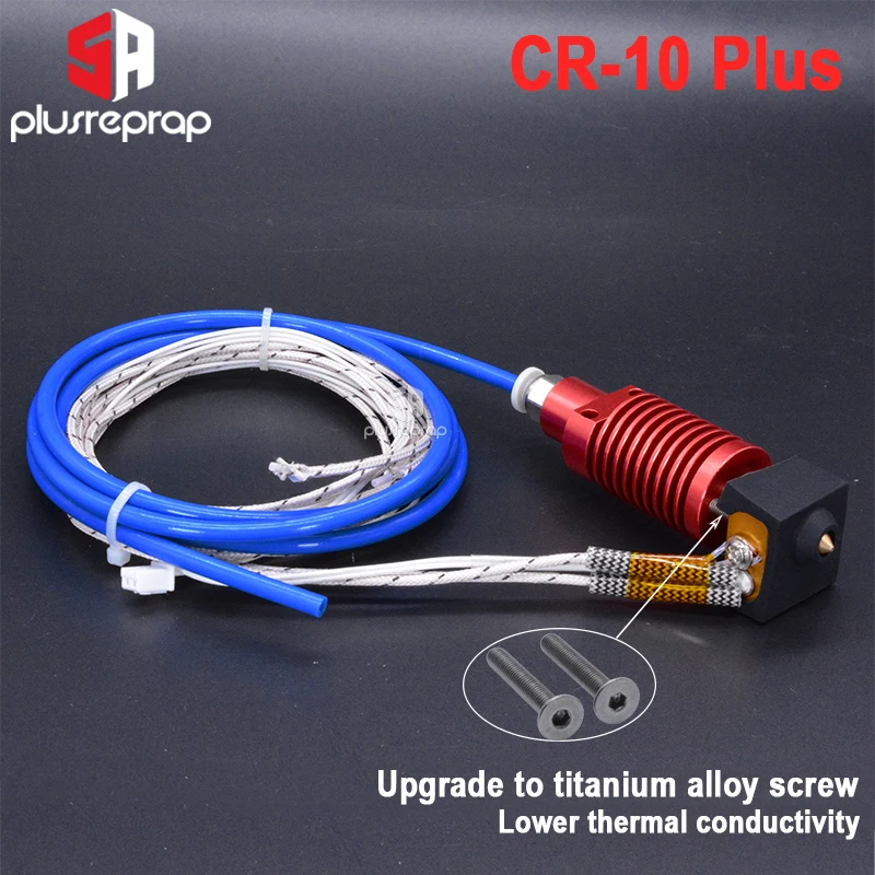 Новый 3D принтеры Запчасти CR10 плюс 12/24V экструдер Hotend сопла комплект Алюминий