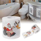 1 шт. домашний инструмент, рулон туалетной бумаги с Санта-Клаусом, рождественские принадлежности, рождественские товары, милый Рождественский принт, высокое качество