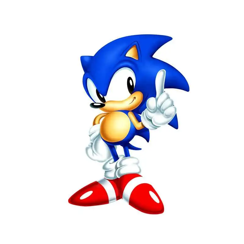 

17cm*10cm for Sonic The Hedgehog Creative Car Sticker DIY Anime Personality Vinyl Decal Car Laptop Decor Anime Car Accessories