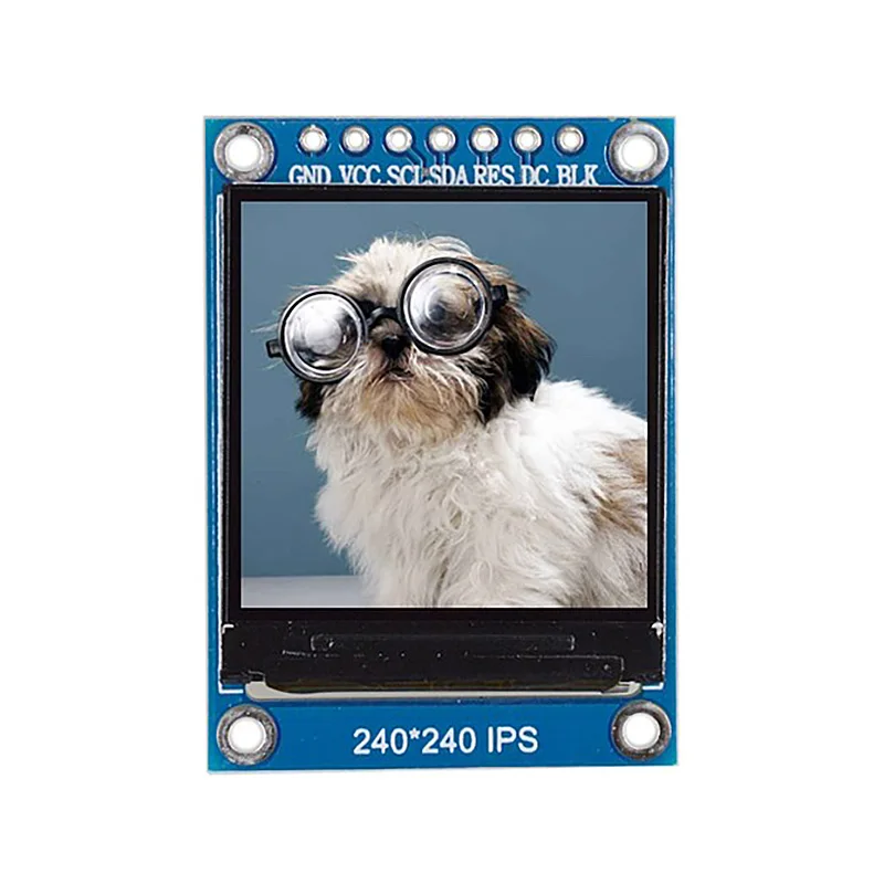 1 3 дюймов Ips Hd Tft St7789 Водительская подушка безопасности 240x240 Spi Связь V Напряжение