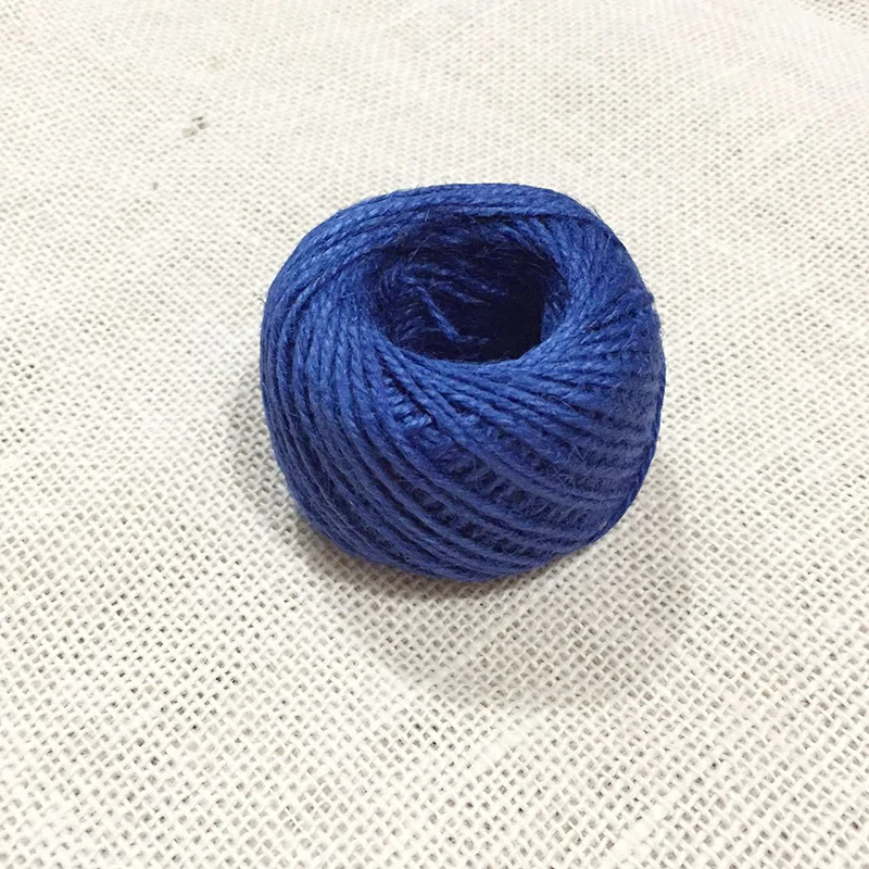 Джутовый шпагат пеньковая веревка Мешковина льняное ремесло DIY свадебное