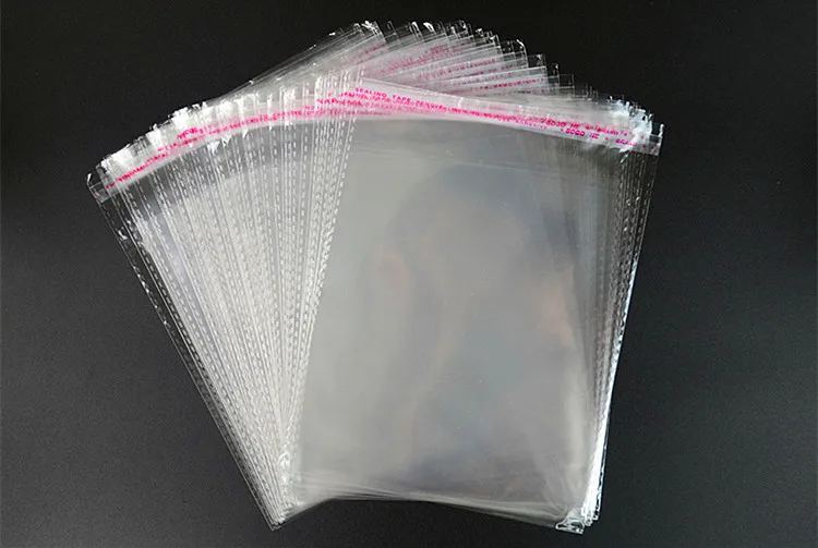 100pcs 28*42cm Self Adhesive Clear OPP/Poly Wedding Dresses Bag Transparent OPP Plastic Baby Clothing Packaging | Дом и сад
