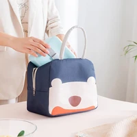 simple portable insulated lunch box lunch box bag school office worker japanese cartoon aluminum foil thickened lunch bag