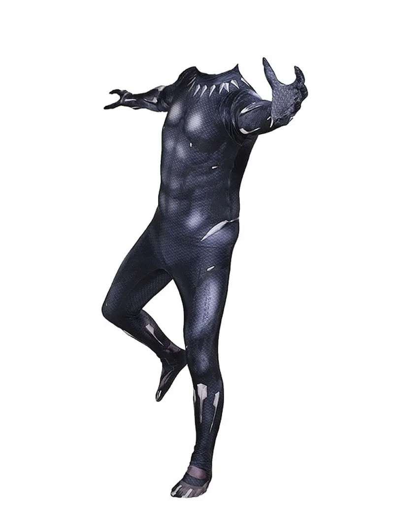 Супергерой tхалла Черная пантера костюмы на Хэллоуин для мужчин взрослых косплей