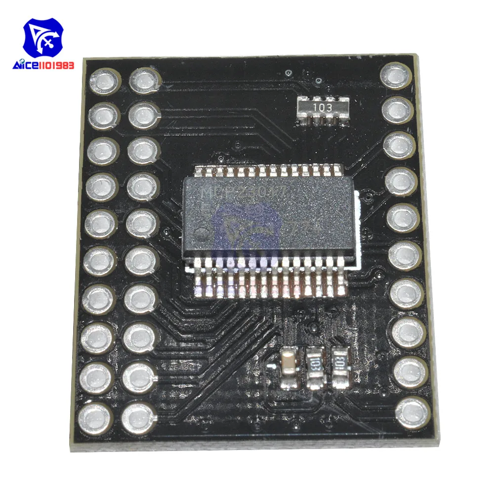 Diymore MCP23S17 двунаправленная 16-битная плата расширения ввода/вывода I2C