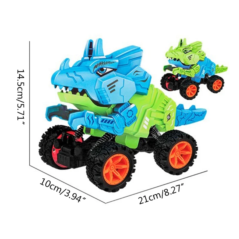 

Автомобиль-Динозавр для мальчиков, отличный подарок на день рождения, новая модель автомобиля, трюковый самосвал, реалистичный автомобиль ...