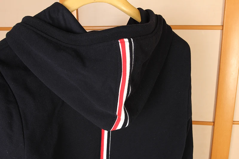 

2021 Fashion TB Brand stripe hooded sport Sweatshirts men spring cotton Hoodies Women mens Casual Sportswear pullover Male