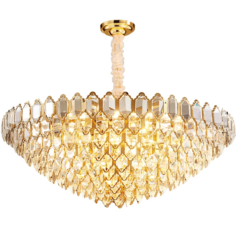 Люстра из прозрачного стекла светодиодный светильник для гостиной