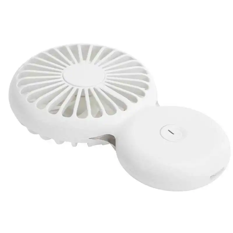

Cooling Fan Low Noise Portable Outdoor Mini Fan USB Charging Handheld with Small Light for Office for Travel