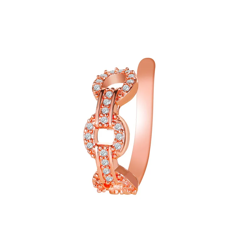 

QW-EJ010 Womens fashion korean Earrings jewelry for Women clip on Earrings fake piercing Gift chain Earrings for Women 2020