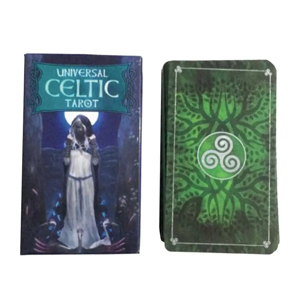 

78pcs Universal Celtic Tarot Card Games Divination Fate Oracle English Family Party Playing Cards Deck Board Game Entertainment