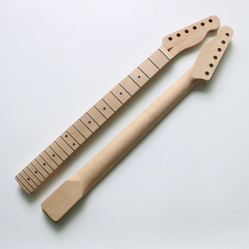 

Новый Tele retro с одной шеей канадский жареный кленовый шейный хвост крестовый винт Регулировка 21 Лады для гитары