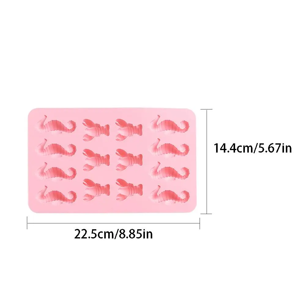 Seahorse Lobster Shape Silicone Molds Fondant Chocolate Handmade Soap Cake Decorating Kitchen Gadgets Accessories Baking Tools |